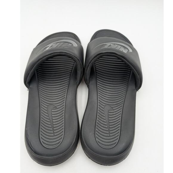 Nike Victori One Men's Everyday Slide Sandals Logo Black Size US11 EU45 - Picture 10 of 13